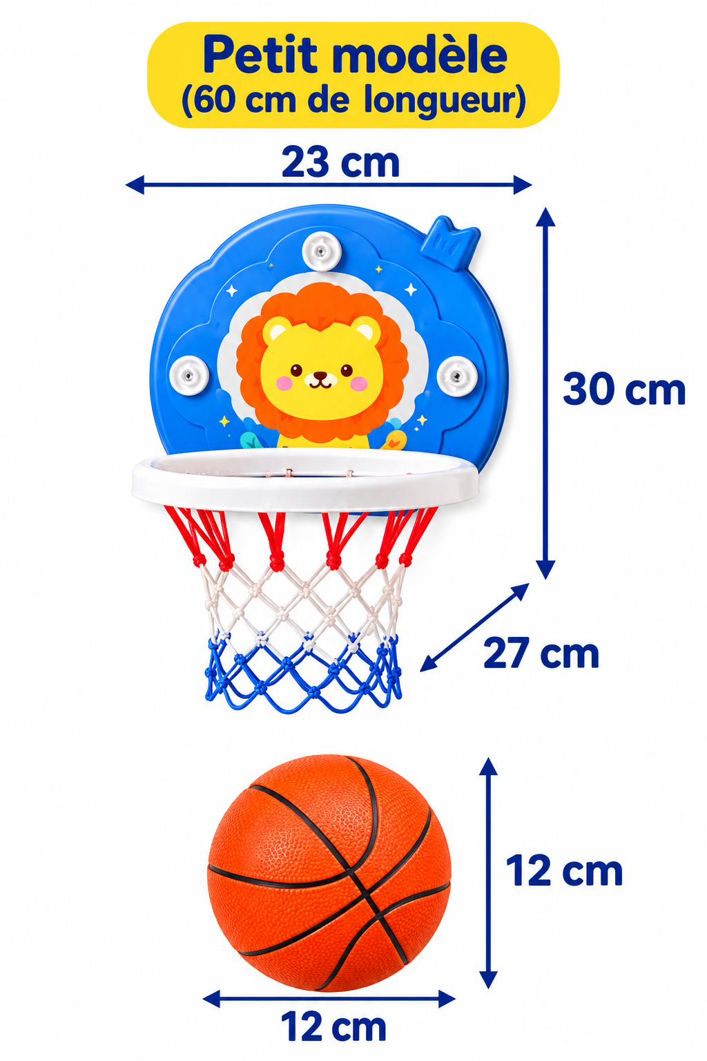 Kit de basket pour enfants de 2 à 5 ans 🏀